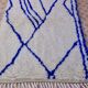 Handmade pure wool rug, size 1.4/2.6 m.