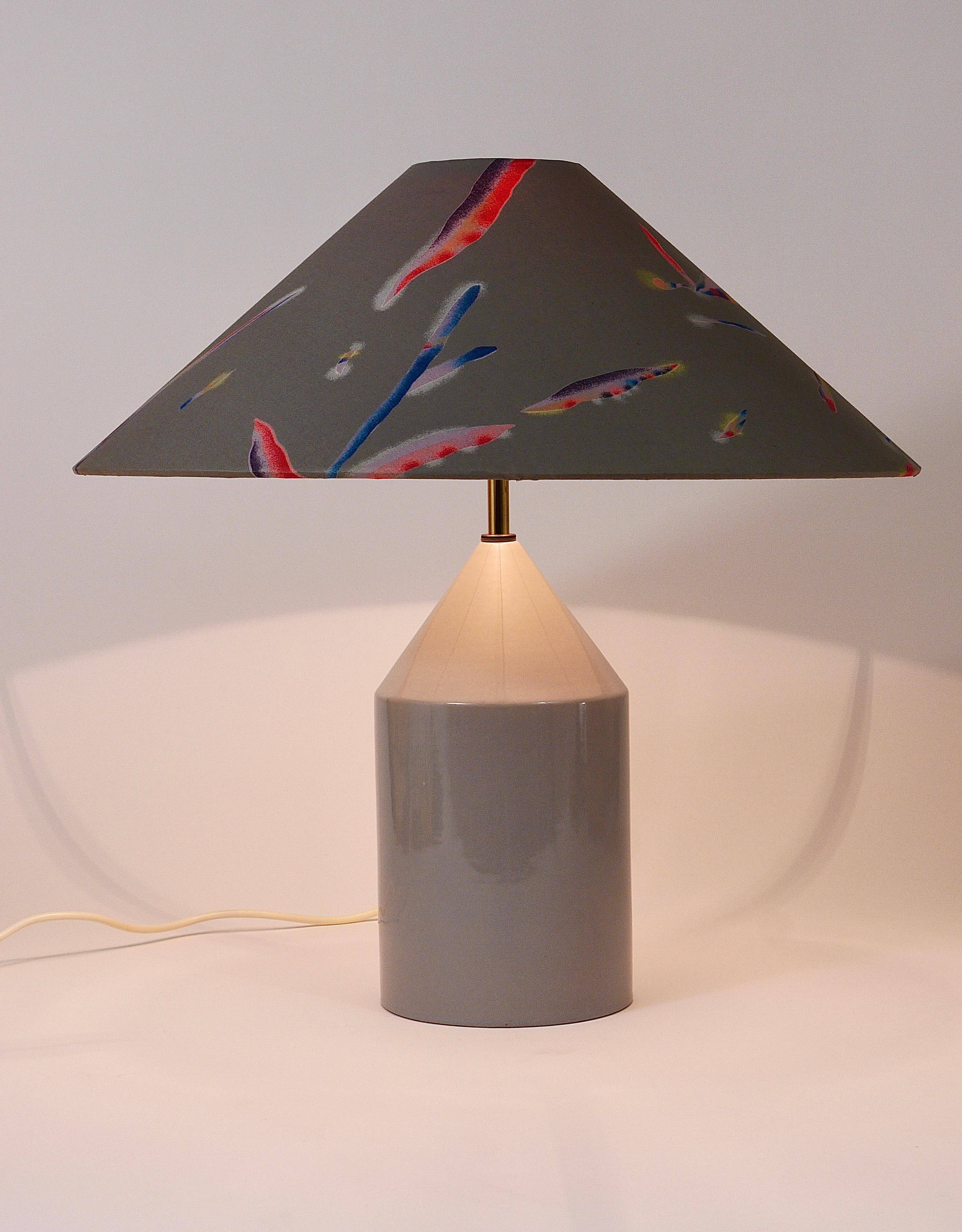 Post-modern coloured table lamp, Italy, 1980s