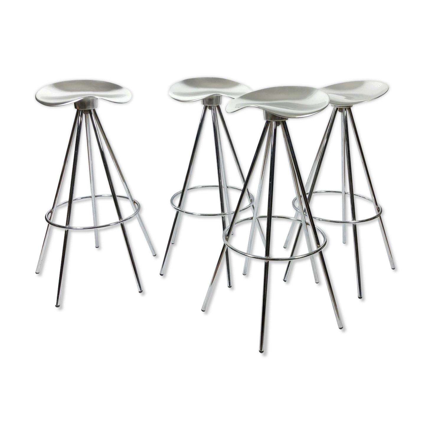 Aluminium stools, pepe cortes for amat "jamaica stool", 1946