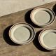 Set of 9 small dessert plates in porcelain from Sologne JO Moscow 198