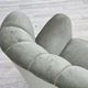 1960s, Danish 2-seater sofa. light green furniture velour.