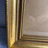 Glazed carved wooden frame
