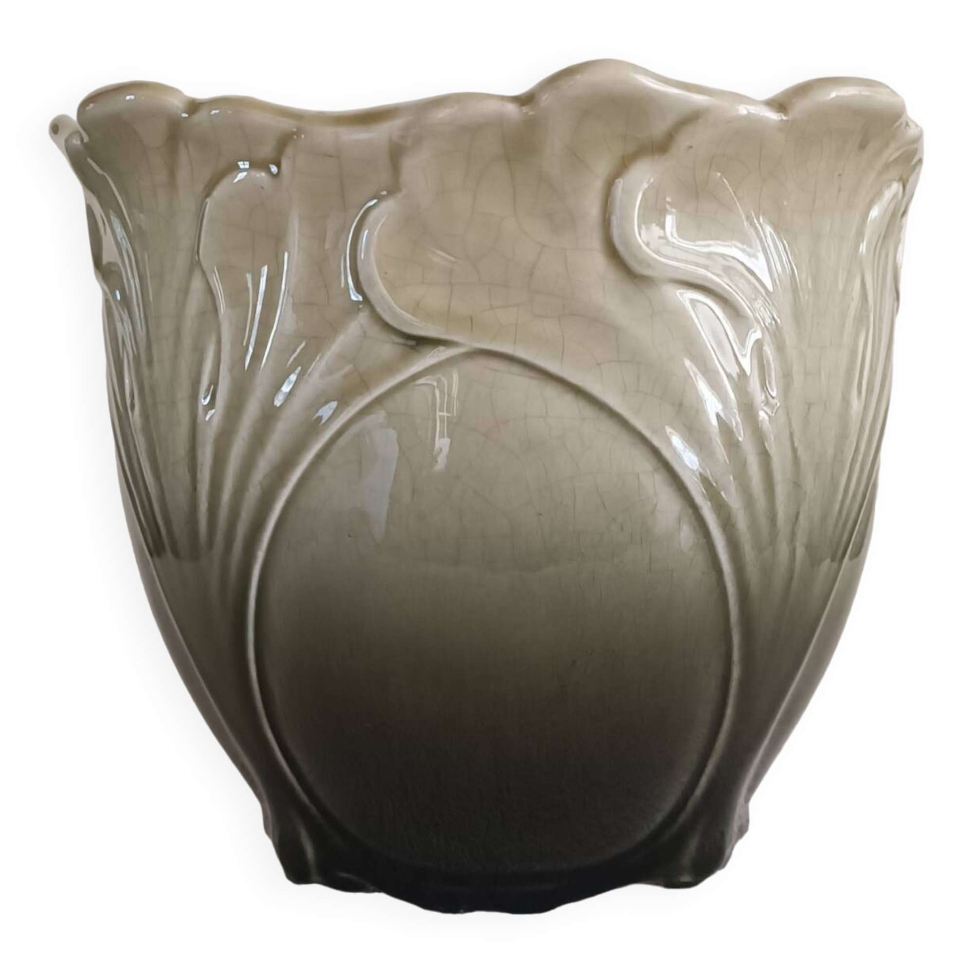 Art Nouveau Fives-Lille flowerpot