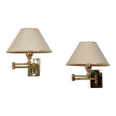 Paire appliques articulées