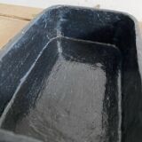 Old lacquered papier-mâché jewelry box