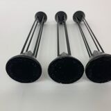 Set of 3 Post Modern candle sticks , 1980's