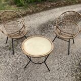 Rattan living room