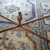 Small marble and gilded coffee table