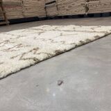 White/marrone laine carpet 180x240cm