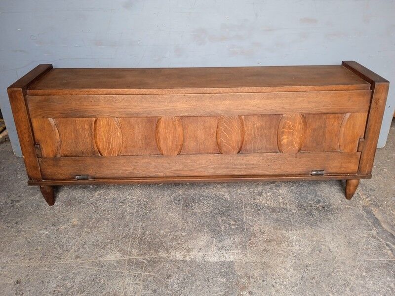 Sideboard in oak by Guillerme et Chambron 1950