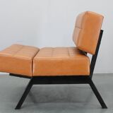 1970s Brevetti IPE Set Of Three RARE Convertible Lounge Chairs, Italy