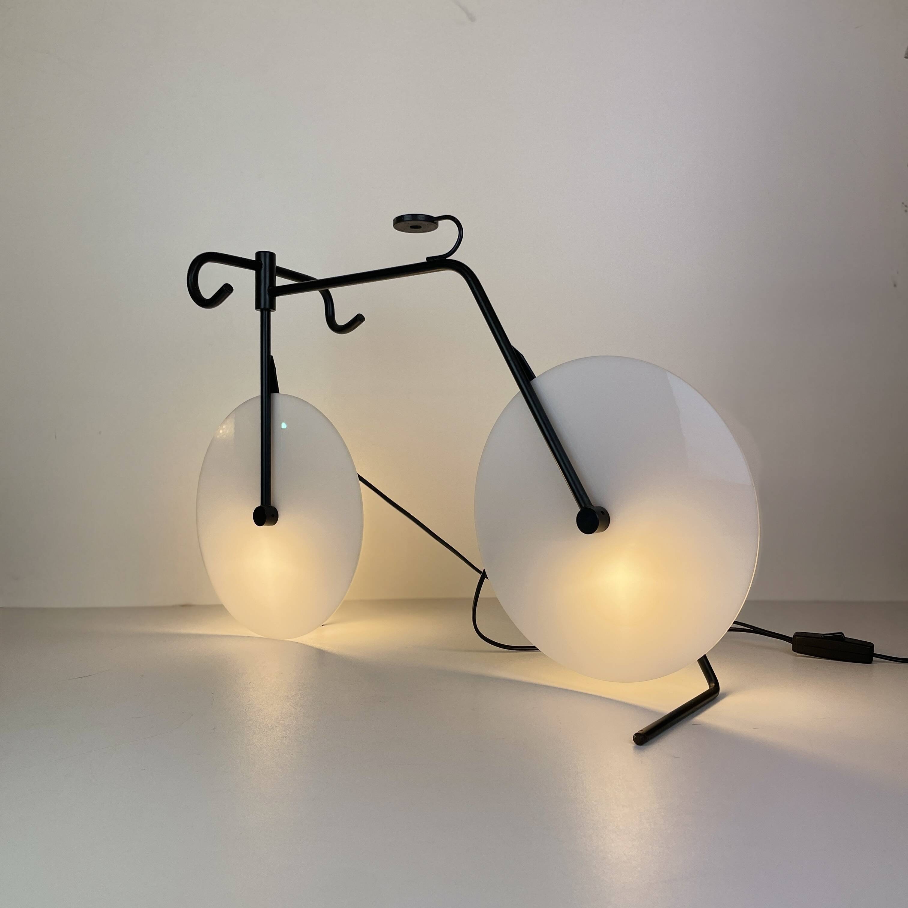 Bicycle Wall or Table Lamp by BAG Turgi from 1980'