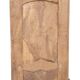 Paneled and carved wooden cupboard door