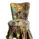 Chaise de cocktail florale vintage/siège simple/fauteuil