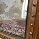 Miroir 1900 bois à clous