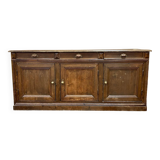 Large 19th century sideboard in fir and chestnut