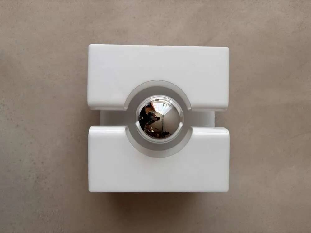 1970s plexiglass wall light