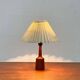 Danish modern teak table lamp from the mid-century, 1960s.