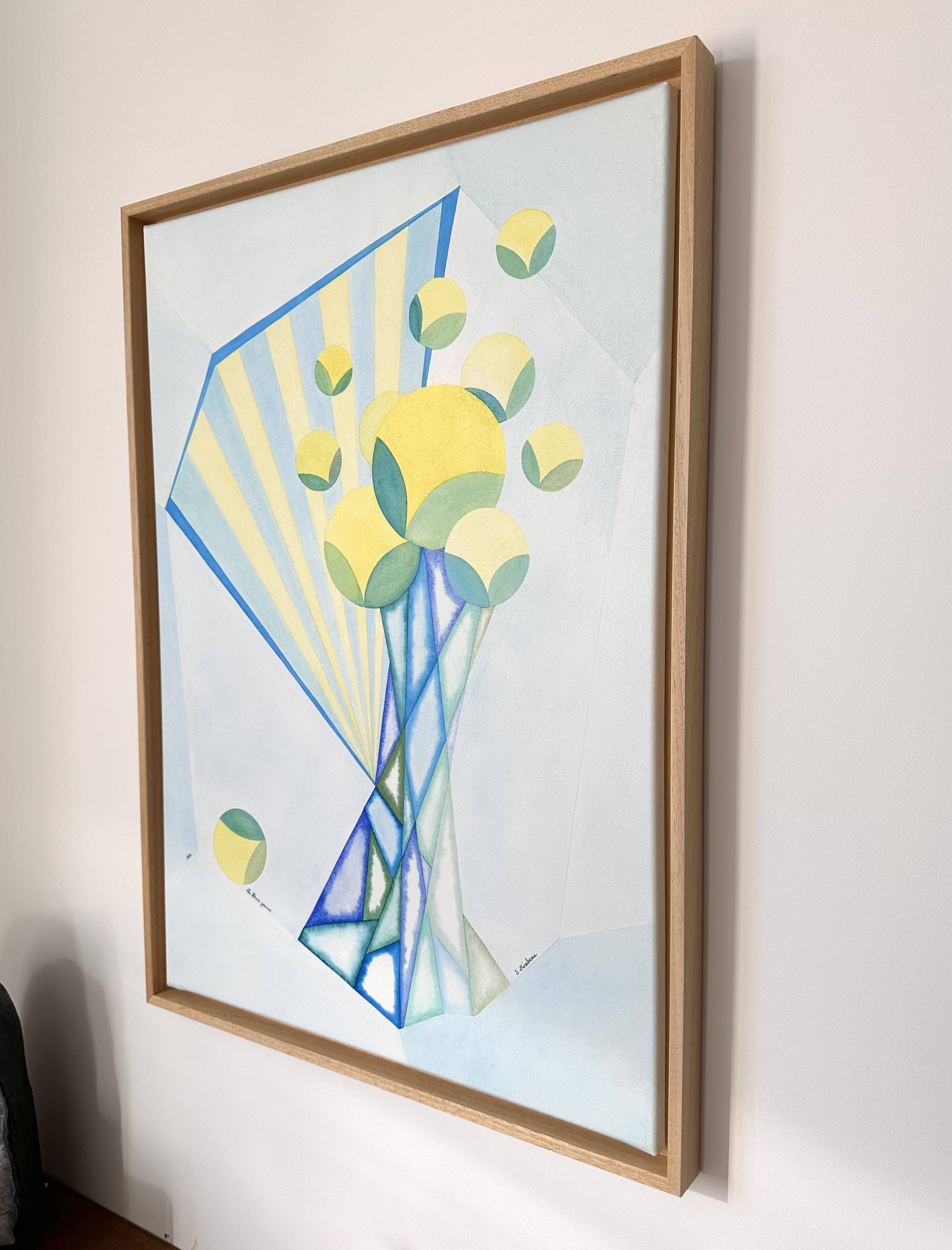 Yellow flower painting