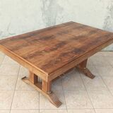 Art Deco table in burr walnut