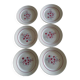 6 flat plates model Francine. Badonviller. Very good condition.