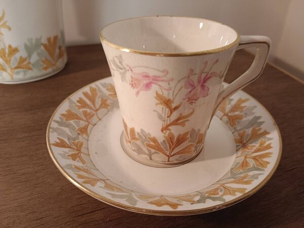Service à café Art Nouveau en faïence fine de Maastricht (Société Céra