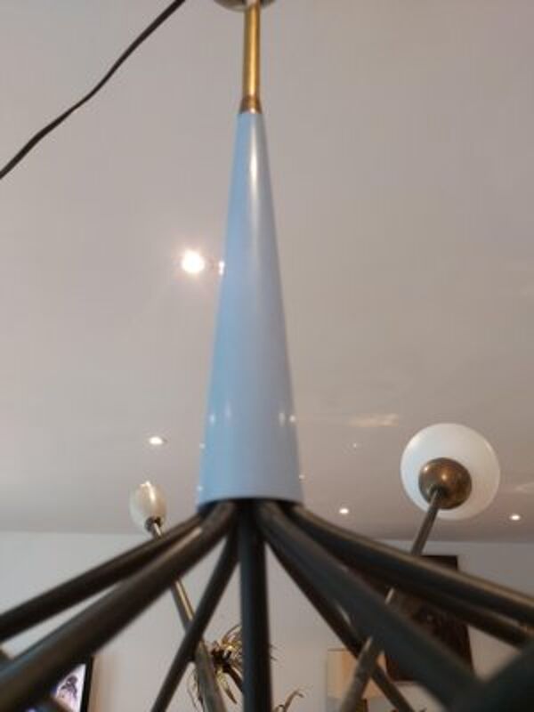 Lustre vintage à 16 lumières