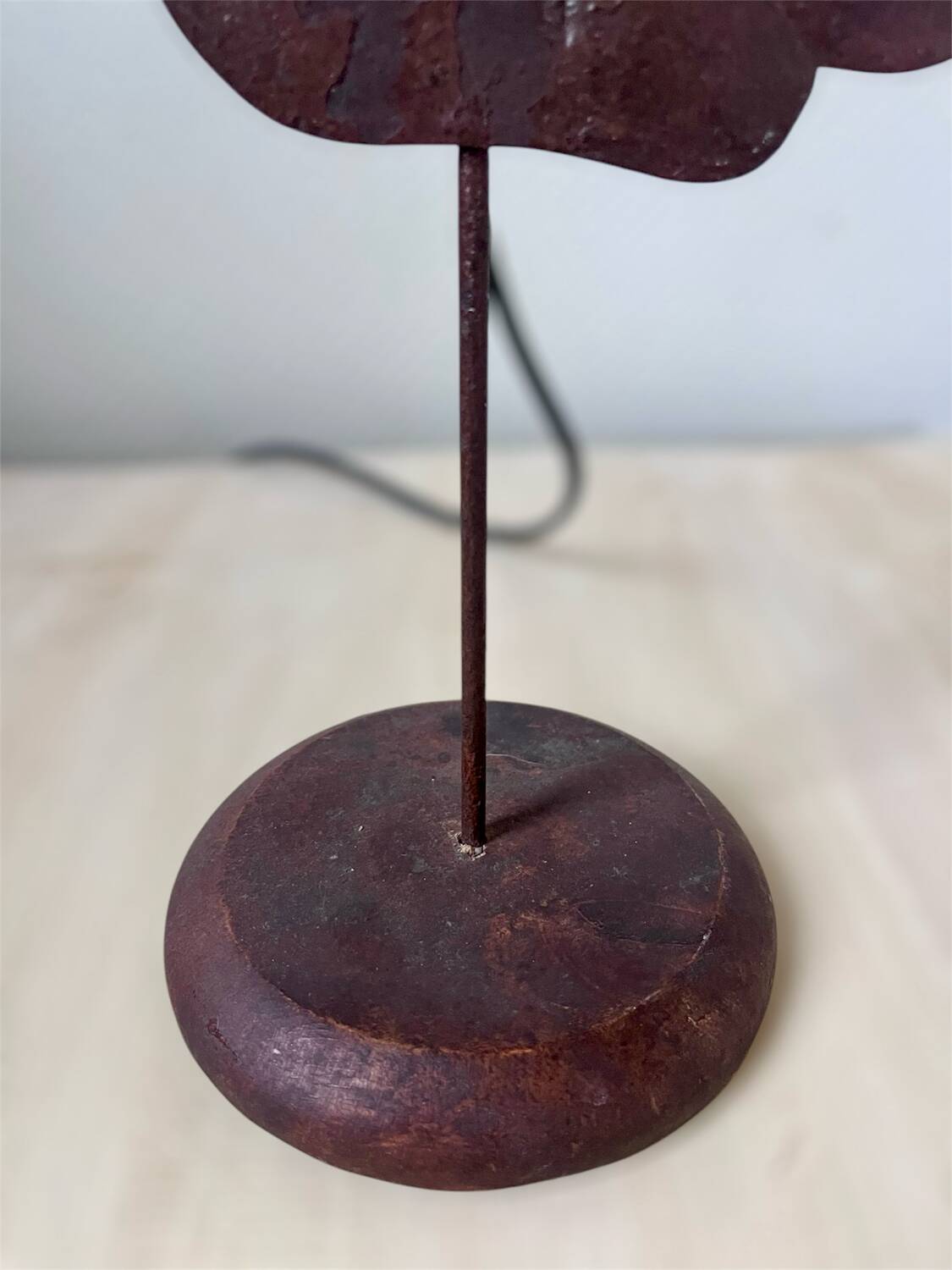 Wrought iron lamp Bear 1990