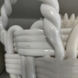 Braided ceramic dish