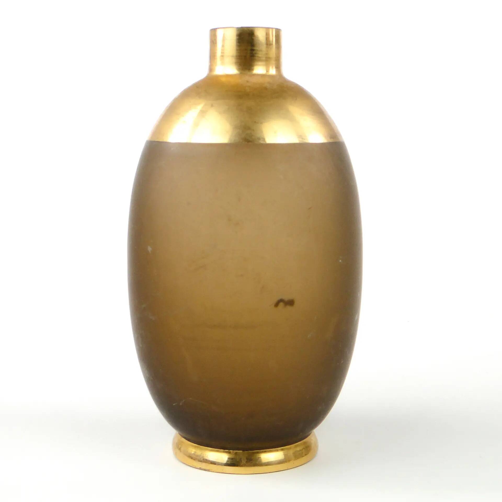 Water carafe, mid-century modern, smoked glass, Kamenický Šenov, Czechoslovakia, 1950s