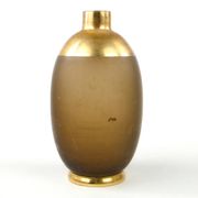 Water carafe, mid-century modern, smoked glass, Kamenický Šenov, Czechoslovakia, 1950s