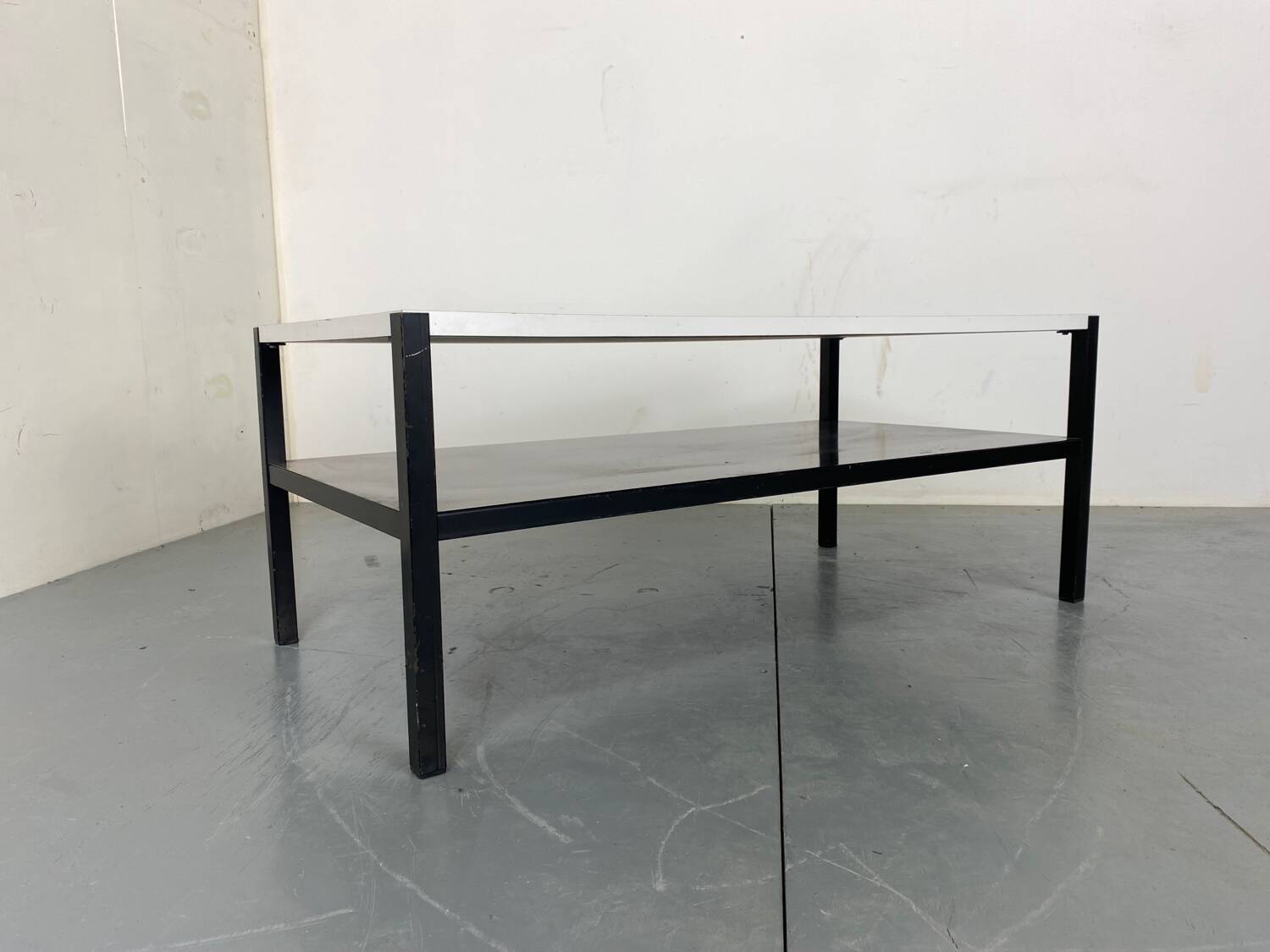 Mid Century Modernist Black and White coffee table by Wim Rietveld, 1960s