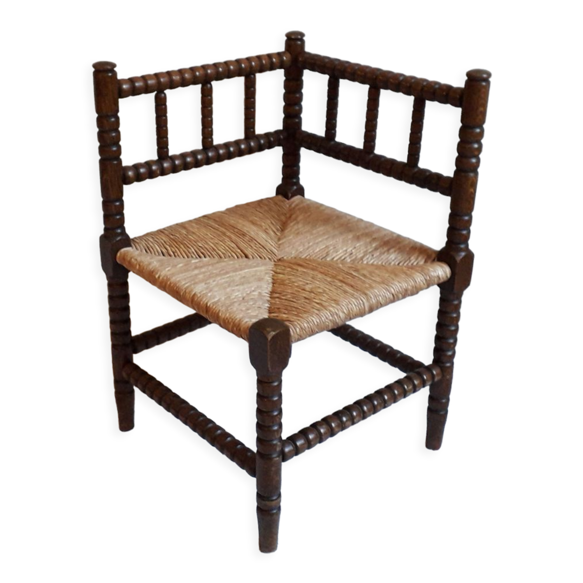 Paillé corner chair