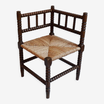 Paillé corner chair