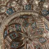 Hammered copper platter