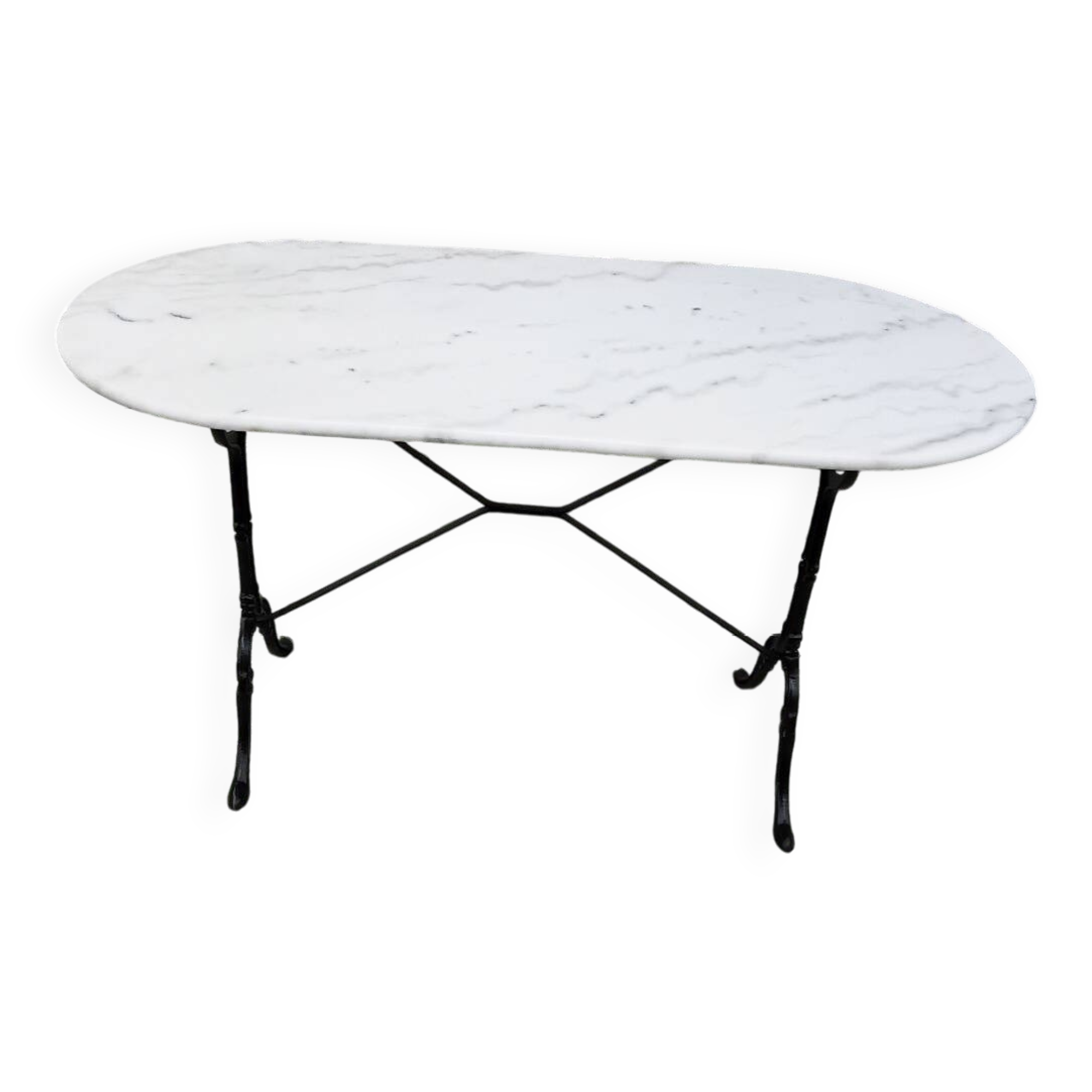 Oval bistro table
