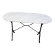 Oval bistro table