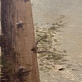 Duo paintings in oil on canvas