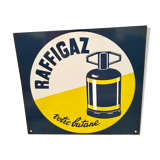 Raffigaz enameled plate