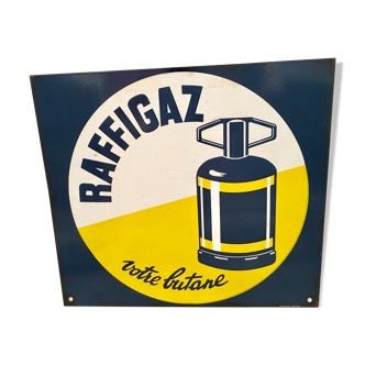 Raffigaz enameled plate