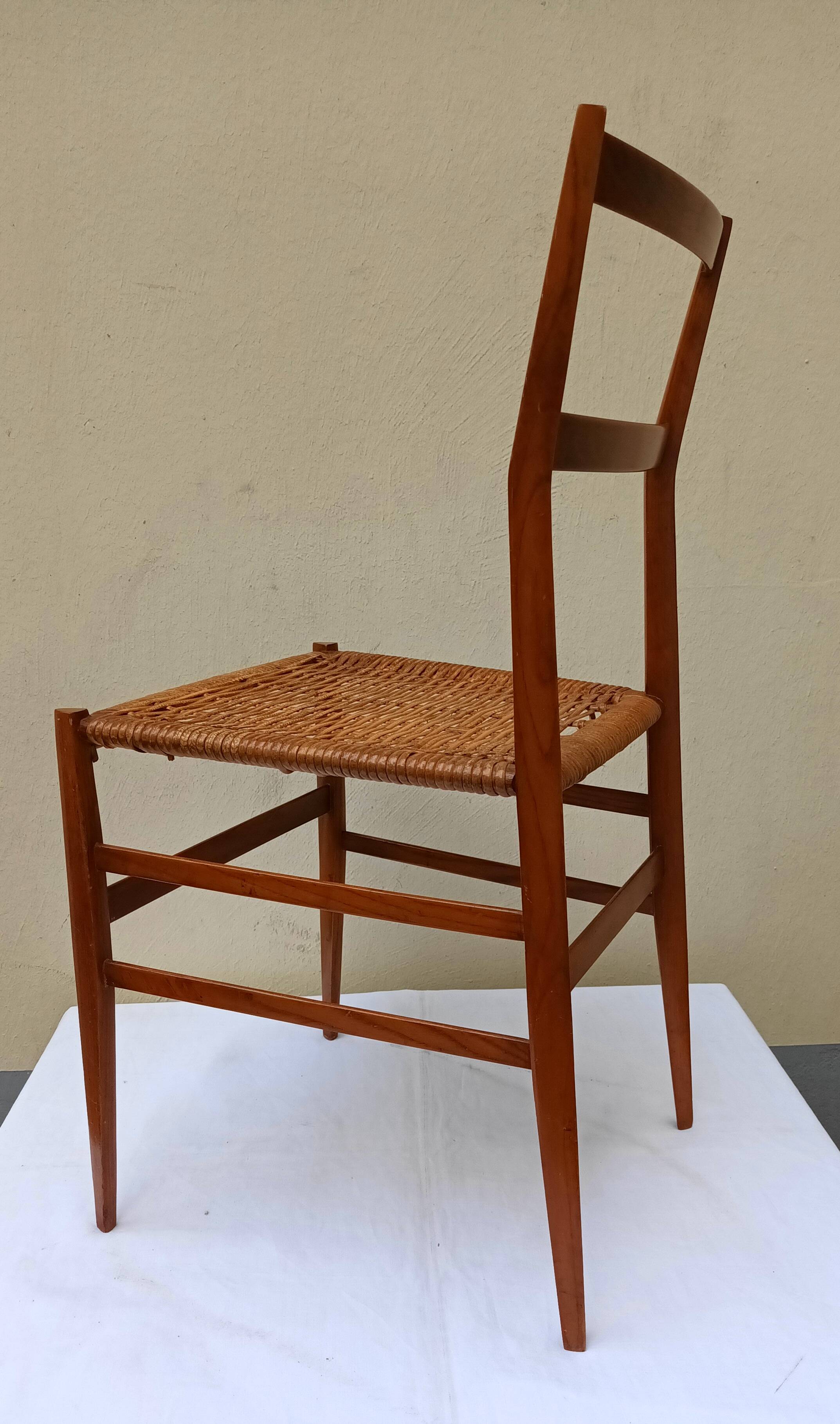 Superleggera chair by Gio Ponti for Cassina, year 1957