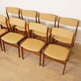 8 dining chairs | rosewood | reupholstered