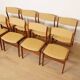 8 dining chairs | rosewood | reupholstered