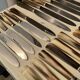 Coffret 24 couteaux en inox et bakelite