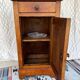 Vintage solid wood bedside table