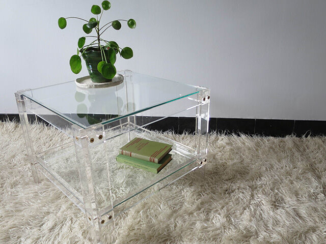 Table basse plexiglas Selency