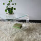 Plexiglas coffee table