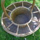 Bottle rack basket, portable rattan wicker bar