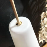 Vintage opaline pendant lamp