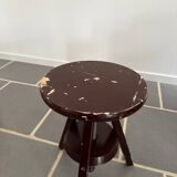 Vintage pine swivel stool